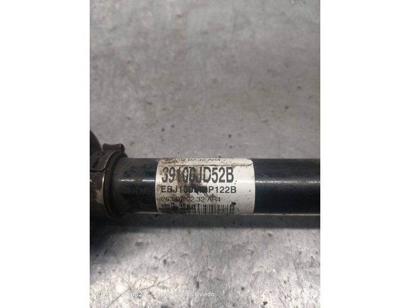 Recambio de transmision delantera derecha para nissan qashqai (j10) tekna referencia OEM IAM 39100JD52B 39101JD52B 