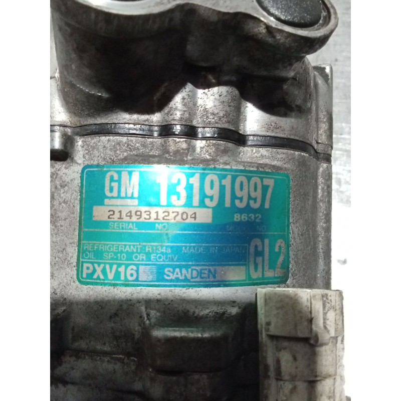 Recambio de compresor aire acondicionado para opel vectra c berlina 3.0 v6 cdti cat (z 30 dt / ldh) referencia OEM IAM 13191997 