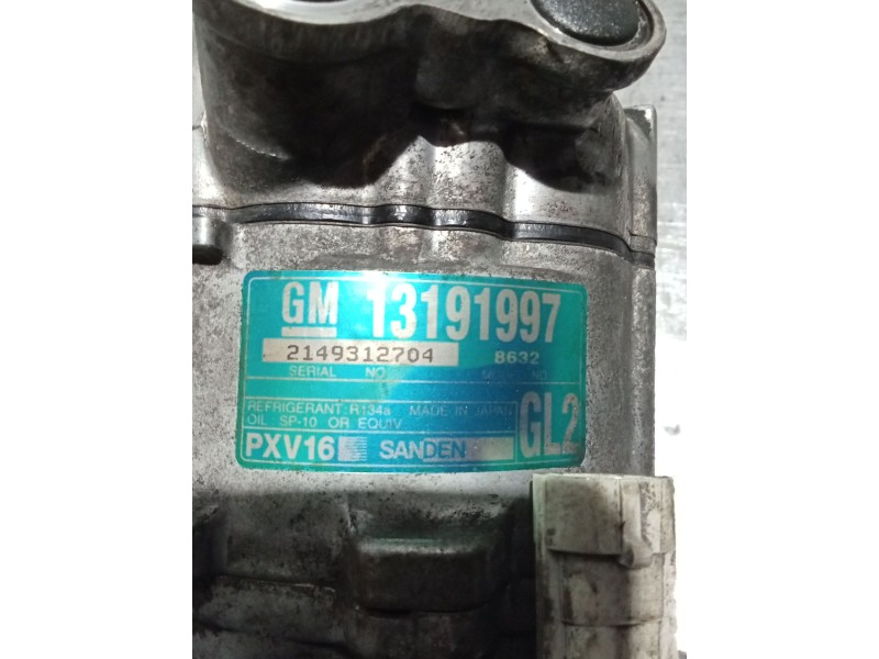 Recambio de compresor aire acondicionado para opel vectra c berlina 3.0 v6 cdti cat (z 30 dt / ldh) referencia OEM IAM 13191997 