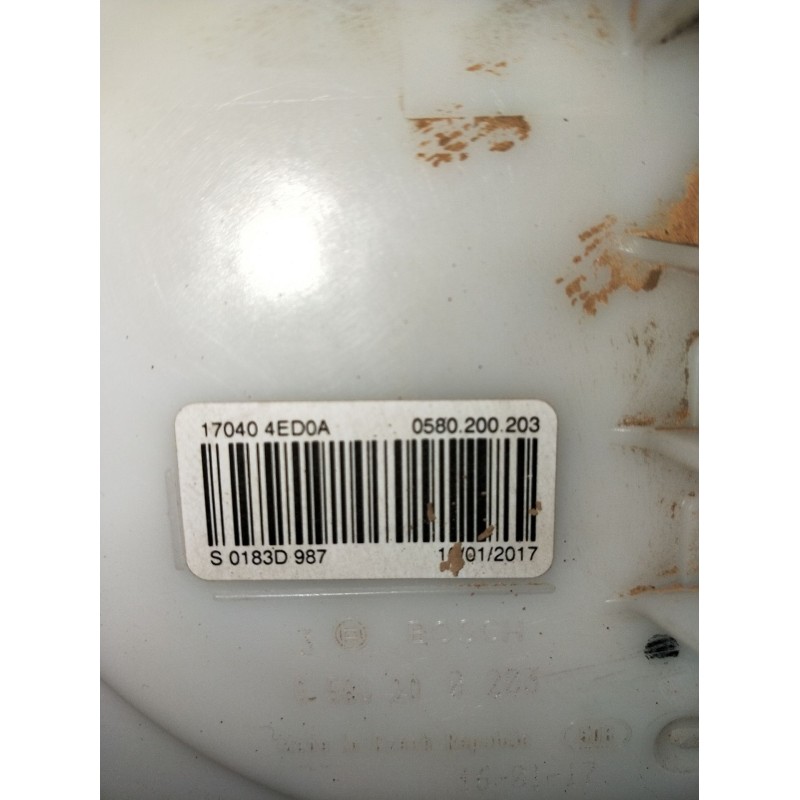 Recambio de bomba combustible para nissan qashqai ii (j11, j11_) 1.2 dig-t referencia OEM IAM 058020023 17404ED0A S0183D987