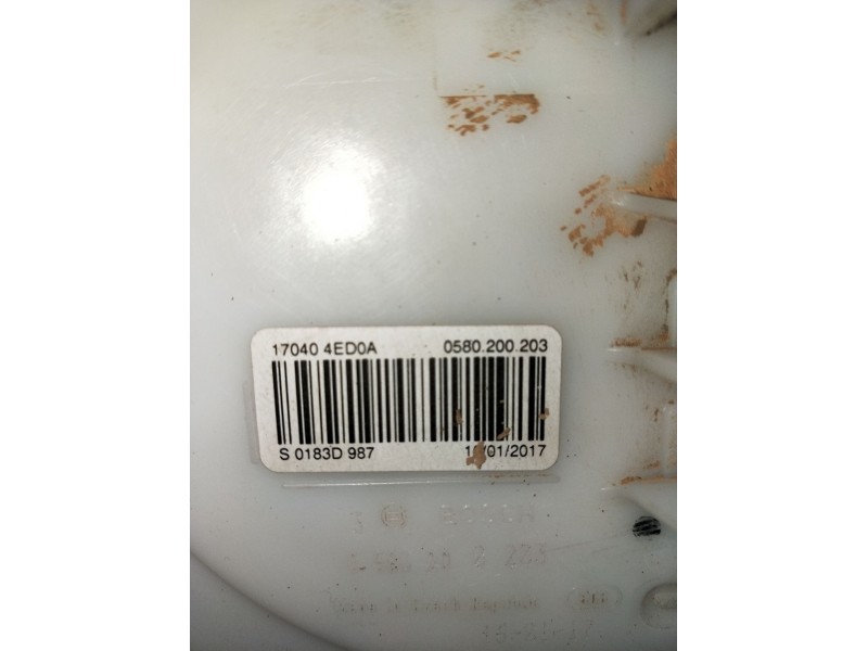 Recambio de bomba combustible para nissan qashqai ii (j11, j11_) 1.2 dig-t referencia OEM IAM 058020023 17404ED0A S0183D987