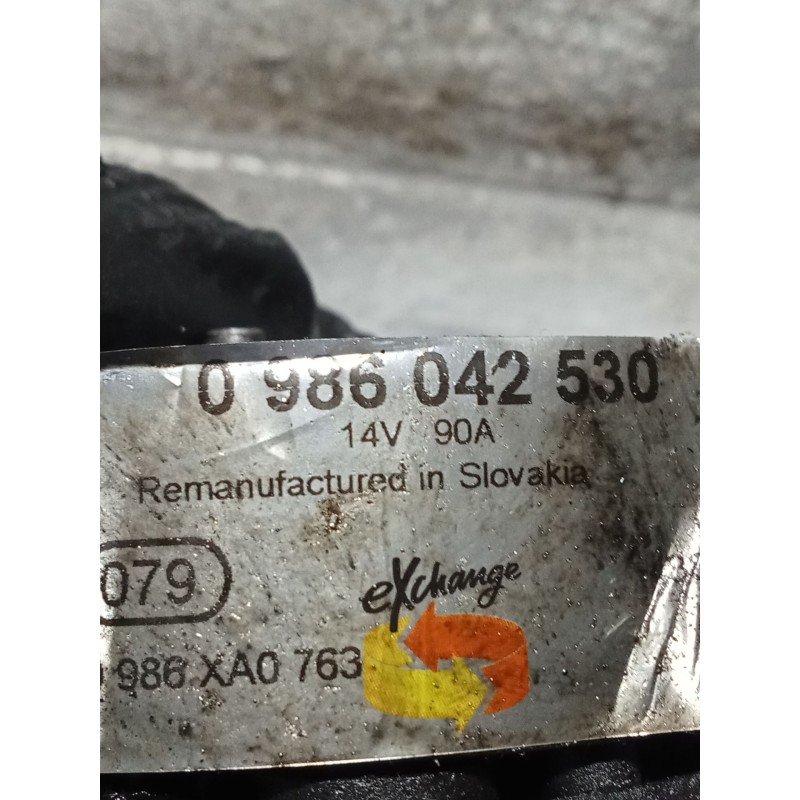 Recambio de alternador para mercedes-benz sprinter 2-t furgoneta (b901, b902) 208 cdi (901.661, 901.662, 902.661, 902.662) refer