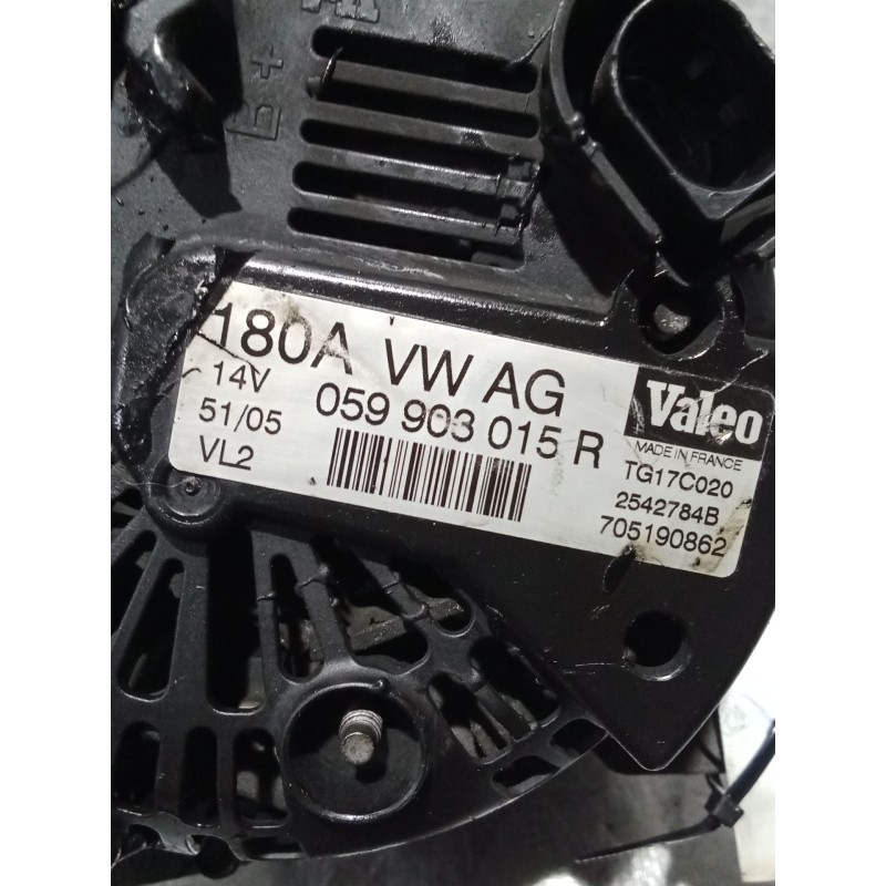 Recambio de alternador para audi a6 berlina (4f2) 3.0 tdi quattro (165kw) referencia OEM IAM 059903015R  180A