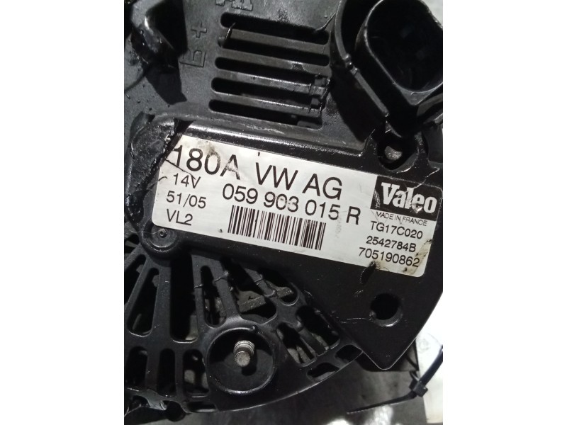 Recambio de alternador para audi a6 berlina (4f2) 3.0 tdi quattro (165kw) referencia OEM IAM 059903015R  180A