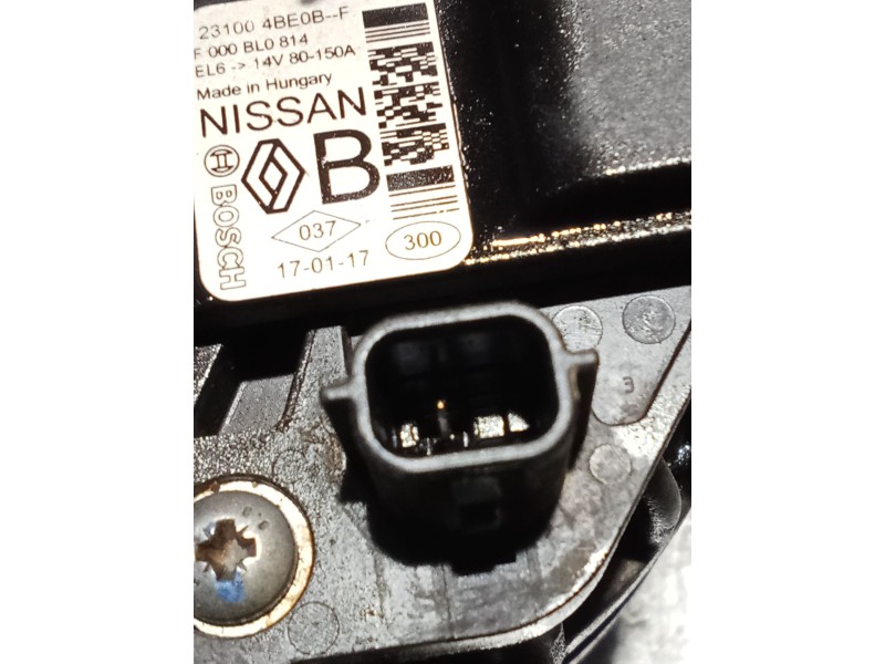 Recambio de alternador para nissan qashqai ii (j11, j11_) 1.2 dig-t referencia OEM IAM 231004BE0BF  150A