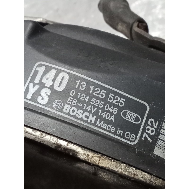 Recambio de alternador para opel vectra c berlina 3.0 v6 cdti cat (z 30 dt / ldh) referencia OEM IAM 13125525 0124525046 140A
