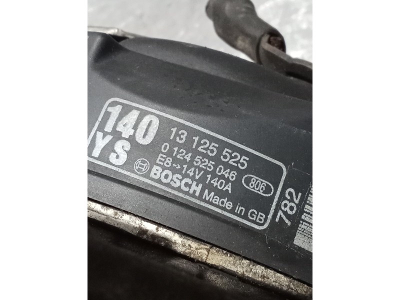 Recambio de alternador para opel vectra c berlina 3.0 v6 cdti cat (z 30 dt / ldh) referencia OEM IAM 13125525 0124525046 140A