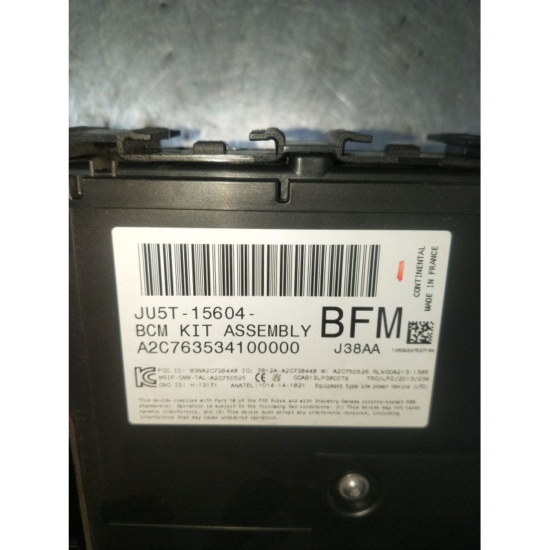 Recambio de caja reles / fusibles para ford mondeo v sedán (cd) 2.0 hybrid referencia OEM IAM JU5T15604 A2C763534100000 