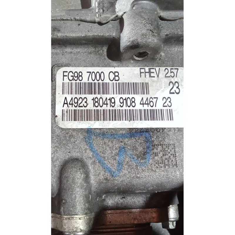 Recambio de caja cambios para ford mondeo v sedán (cd) 2.0 hybrid referencia OEM IAM FG98 7000 CB AUTOMAT A4923 180419 9108 4467