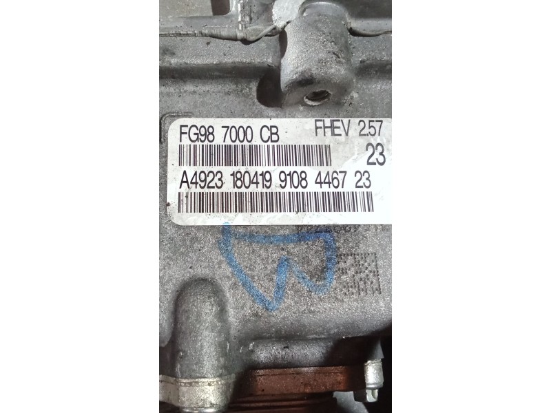 Recambio de caja cambios para ford mondeo v sedán (cd) 2.0 hybrid referencia OEM IAM FG98 7000 CB AUTOMAT A4923 180419 9108 4467