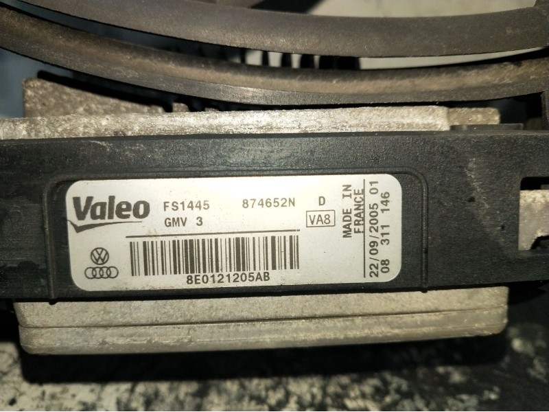 Recambio de electroventilador para audi a4 berlina (8e) 2.0 tdi 16v (103kw) referencia OEM IAM 8E0121205AB  874652N