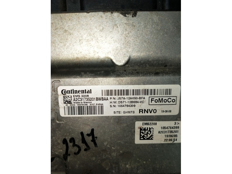 Recambio de centralita motor uce para ford mondeo v sedán (cd) 2.0 hybrid referencia OEM IAM A2C31735201 1054764399 