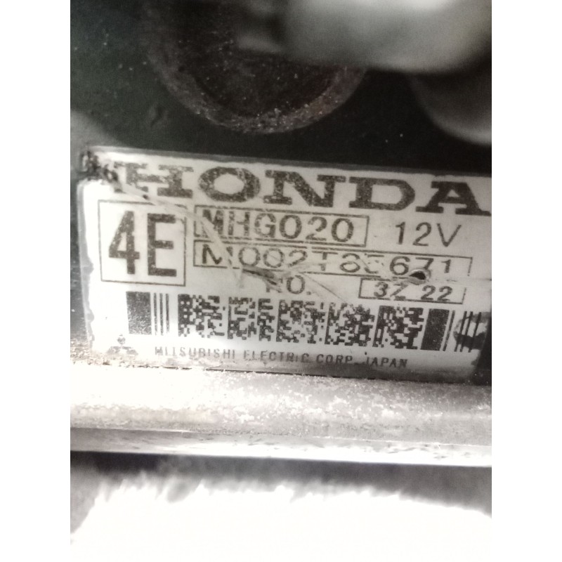 Recambio de motor arranque para honda accord tourer (cn/cm) 2.2i ctdi executive referencia OEM IAM M002T68862  