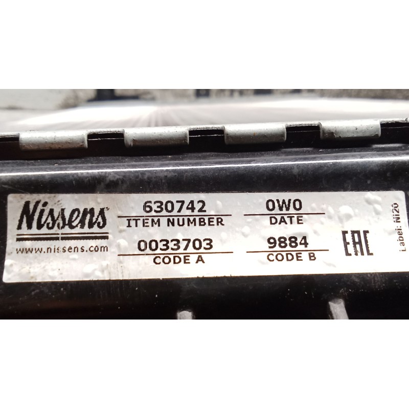 Recambio de radiador agua para opel vectra c berlina 3.0 v6 cdti cat (z 30 dt / ldh) referencia OEM IAM 630742  