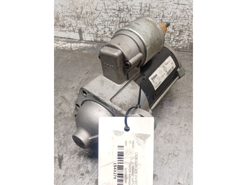 Recambio de motor arranque para renault captur dynamique referencia OEM IAM 223006508R  