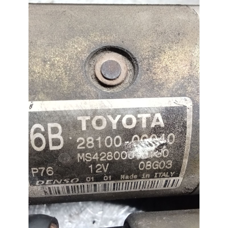 Recambio de motor arranque para toyota rav 4 iii (_a3_) 2.2 d 4wd (ala30_) referencia OEM IAM 2810000040  