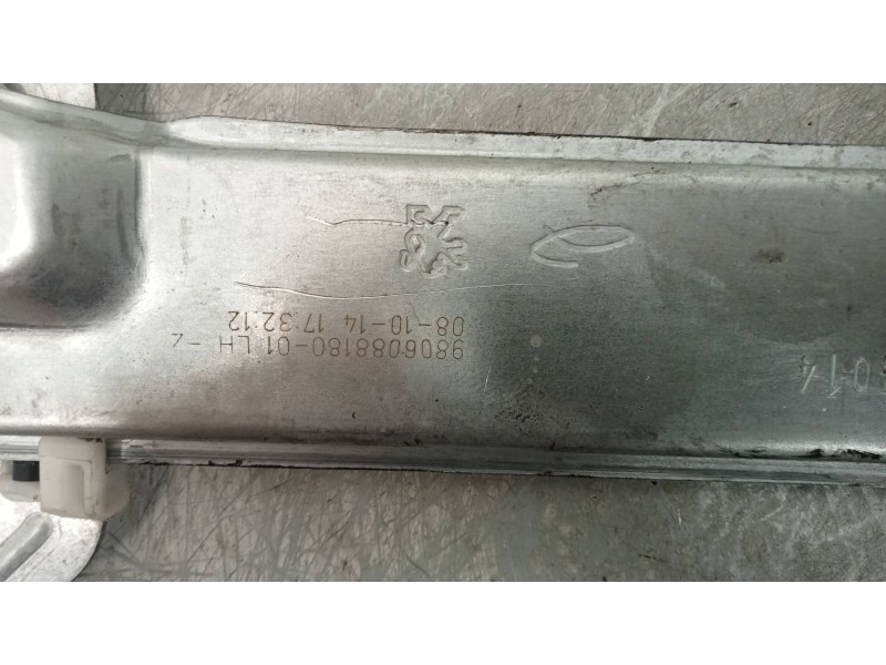 Recambio de elevalunas delantero izquierdo para peugeot 2008 (--.2013) allure referencia OEM IAM 9806088180 0130822969 