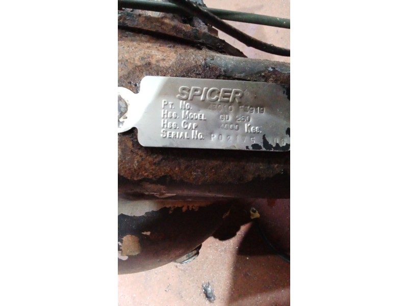 Recambio de puente trasero para nissan cabstar e (tl_, vl_) 125.35, 125.45 (tl0, vl0) referencia OEM IAM TAMBOR/ABS RUEDA GEMELA