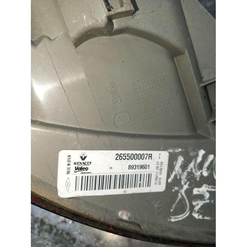 Recambio de piloto trasero derecho para renault megane iii hatchback (bz0/1_, b3_) 1.9 dci (bz0n, bz0j) referencia OEM IAM 26550