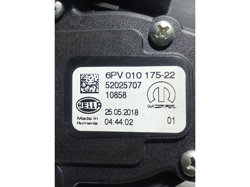 Recambio de potenciometro pedal para fiat tipo ii (357) berlina easy referencia OEM IAM 6PV01017522 52025707 