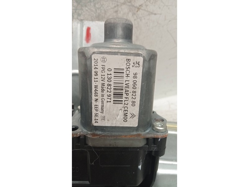 Recambio de elevalunas trasero izquierdo para peugeot 2008 (--.2013) allure referencia OEM IAM 9806088680 9806082280 0130822971