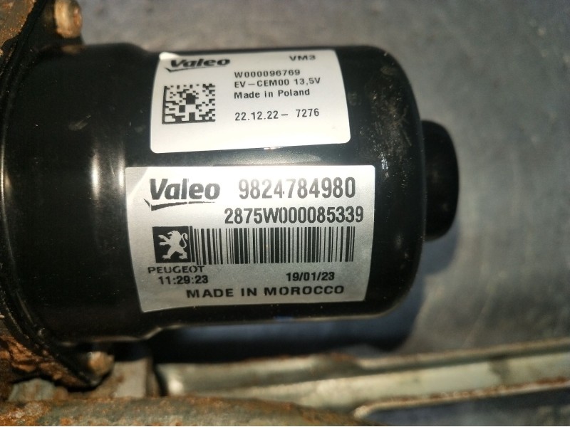 Recambio de motor limpia delantero para peugeot 208 (p2) referencia OEM IAM 9824784980 2875W000085339 