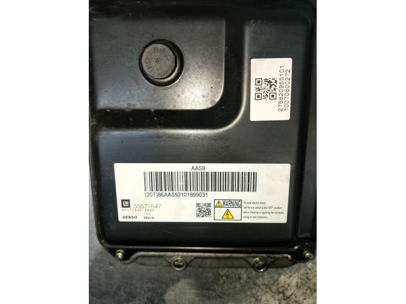 Recambio de centralita motor uce para opel astra j lim. cosmo referencia OEM IAM 55577647 MB2758008884 86AAS9210189031
