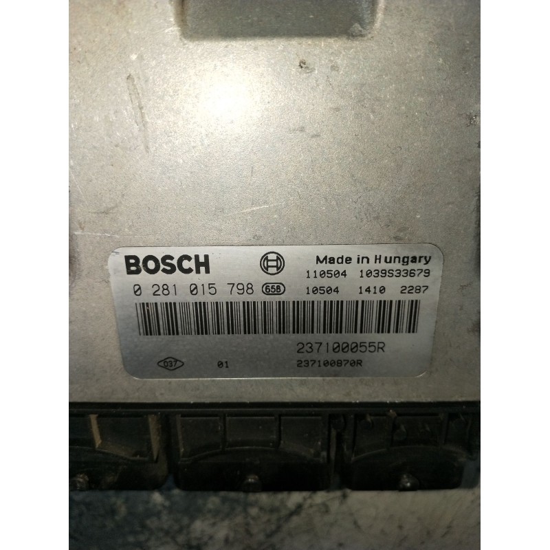 Recambio de centralita motor uce para renault megane iii hatchback (bz0/1_, b3_) 1.9 dci (bz0n, bz0j) referencia OEM IAM 0281015