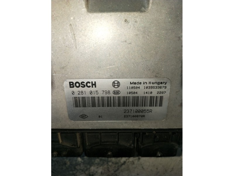 Recambio de centralita motor uce para renault megane iii hatchback (bz0/1_, b3_) 1.9 dci (bz0n, bz0j) referencia OEM IAM 0281015