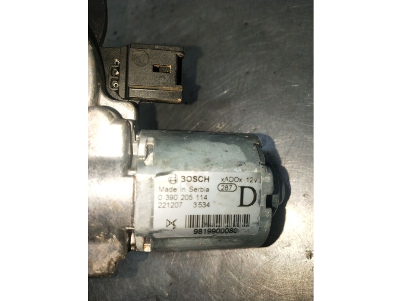 Recambio de motor limpia trasero para peugeot 208 (p2) referencia OEM IAM 0390205114 2212073534 6819900080