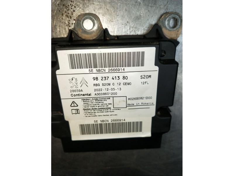 Recambio de kit airbag para peugeot 208 (p2) referencia OEM IAM  9823741380 