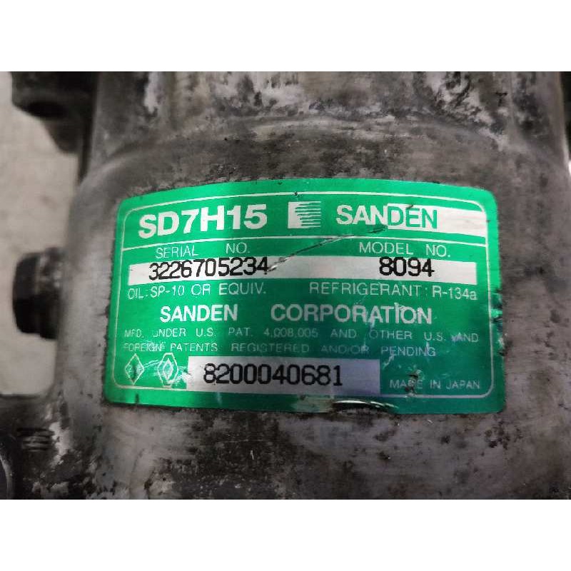 Recambio de compresor aire acondicionado para mitsubishi space star (dg0) 1.9 di-d cat referencia OEM IAM SD7H158094 8094 820004