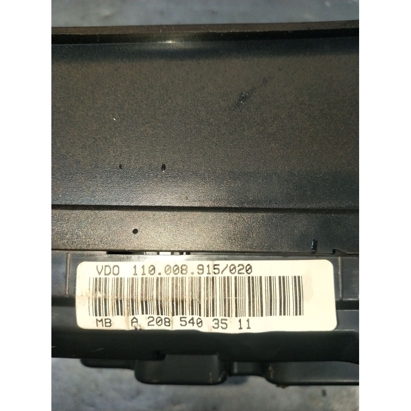 Recambio de cuadro instrumentos para mercedes-benz clase clk (w208) coupe 200 (208.335) referencia OEM IAM A2085403511 110008915