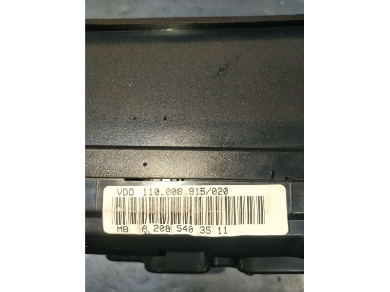 Recambio de cuadro instrumentos para mercedes-benz clase clk (w208) coupe 200 (208.335) referencia OEM IAM A2085403511 110008915