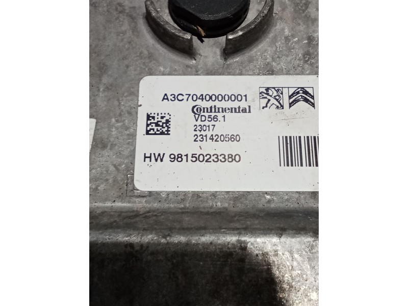 Recambio de centralita motor uce para peugeot 208 (p2) referencia OEM IAM A3C7040000001 9815023380 9851418180