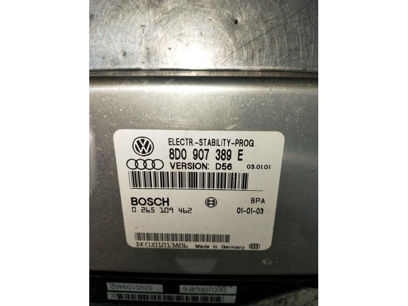 Recambio de centralita abs para audi a4 b5 avant (8d5) s4 quattro referencia OEM IAM 0265109462 8D0907389E 