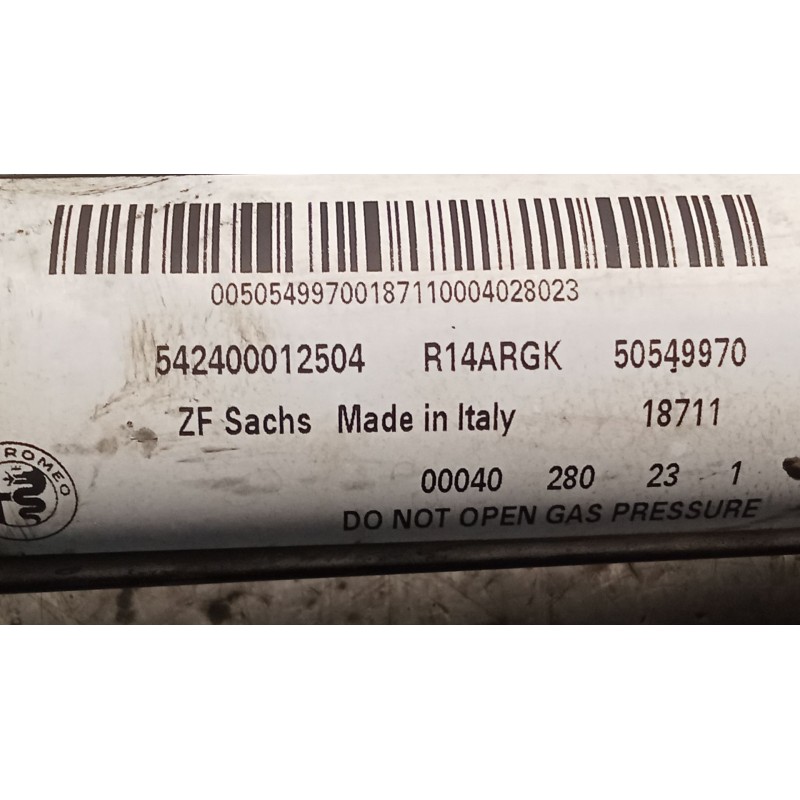 Recambio de amortiguador trasero izquierdo para alfa romeo giulia (952_) 2.2 d q4 (952aha45, 952ama4) referencia OEM IAM 5424000