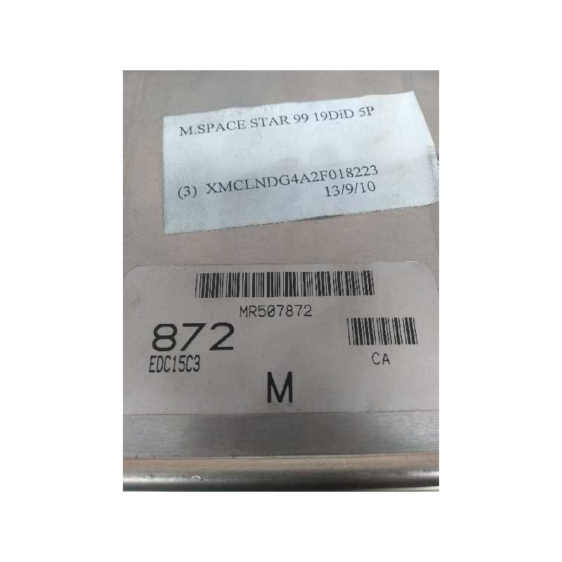 Recambio de centralita motor uce para mitsubishi outlander (cw0) 2.0 di-d intense referencia OEM IAM 0281010438 MR507872 HOM8200