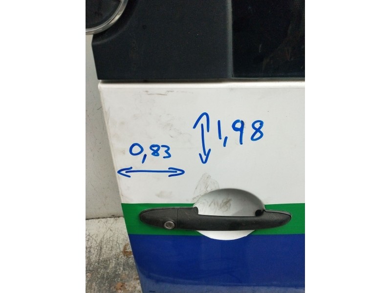Recambio de puerta trasera derecha para mercedes-benz sprinter 3,5-t furgoneta (b906) 314 cdi (906.631, 906.633, 906.635, 906.63
