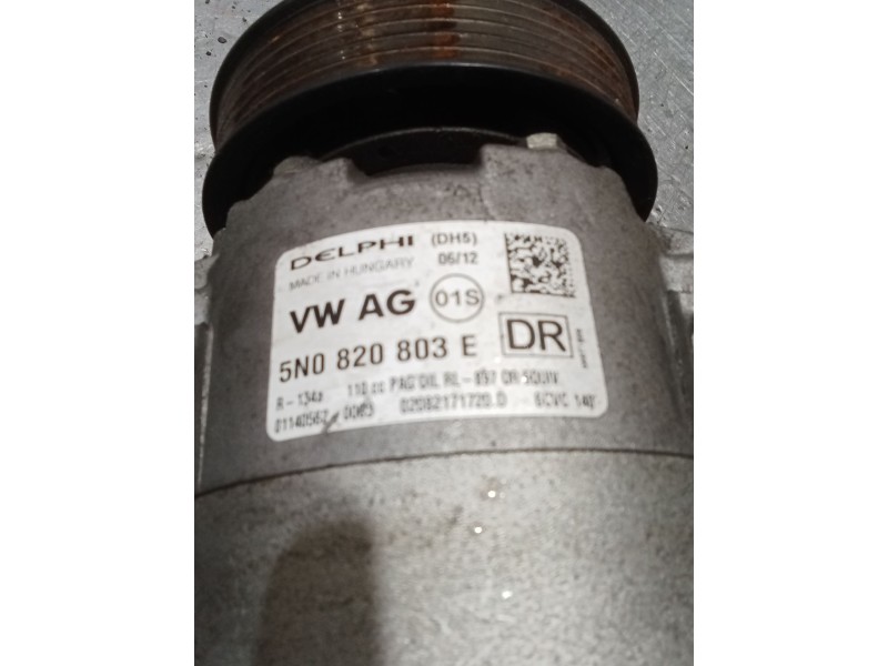 Recambio de compresor aire acondicionado para seat leon (1p1) style copa referencia OEM IAM 5NO820803E  