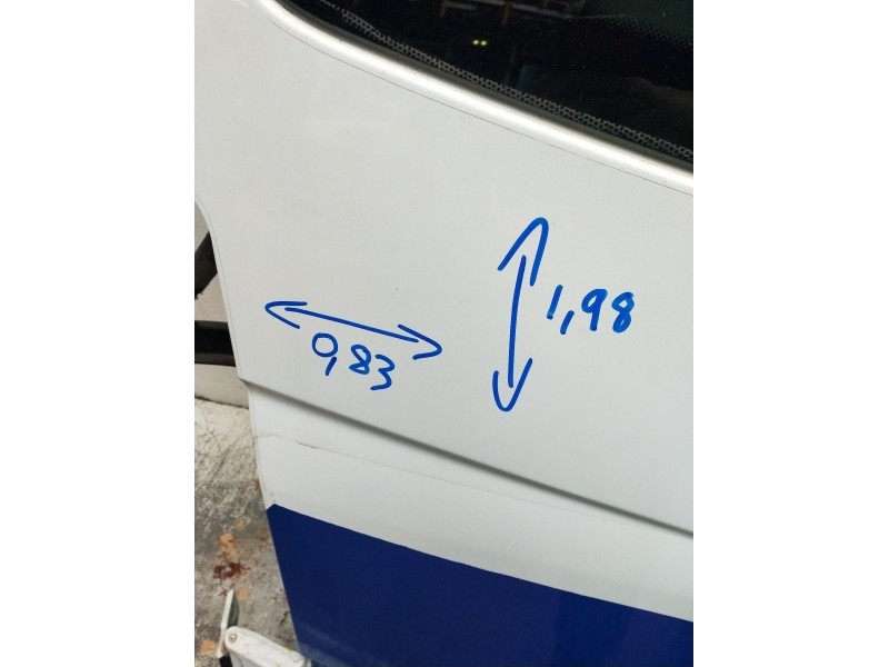 Recambio de puerta trasera izquierda para mercedes-benz sprinter 3,5-t furgoneta (b906) 314 cdi (906.631, 906.633, 906.635, 906.