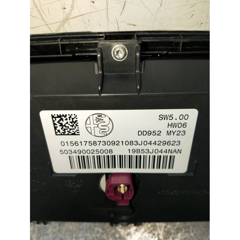 Recambio de pantalla multifuncion para alfa romeo giulia (952_) 2.2 d q4 (952aha45, 952ama4) referencia OEM IAM 503490025008 19B