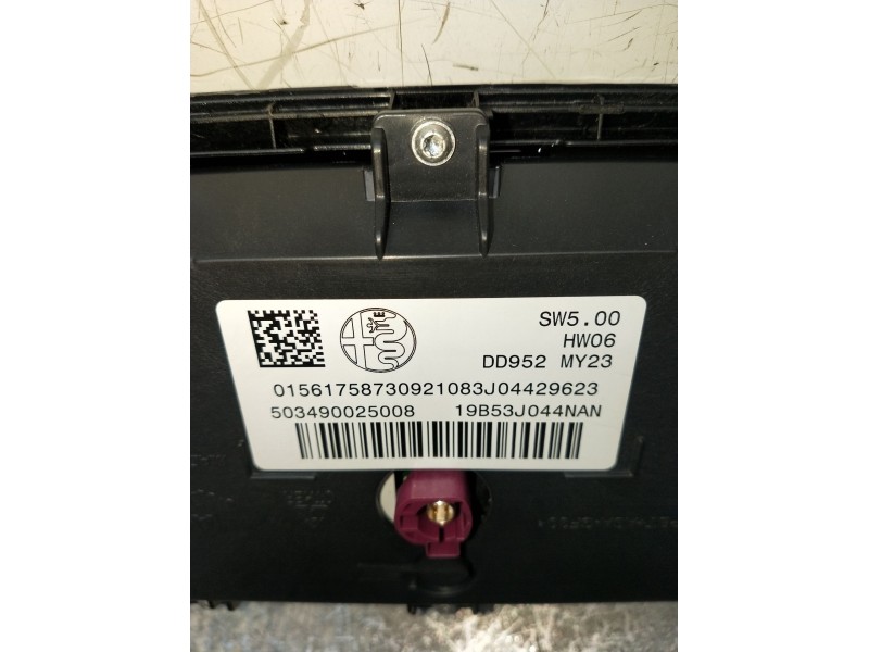 Recambio de pantalla multifuncion para alfa romeo giulia (952_) 2.2 d q4 (952aha45, 952ama4) referencia OEM IAM 503490025008 19B
