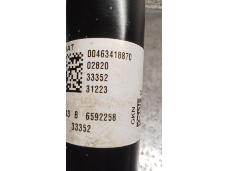 Recambio de transmision central delantera para alfa romeo giulia (952_) 2.2 d q4 (952aha45, 952ama4) referencia OEM IAM 00463418