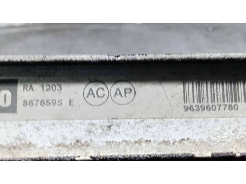 Recambio de radiador agua para citroën saxo (s0, s1) 1.5 d referencia OEM IAM 9639607780 867659S 