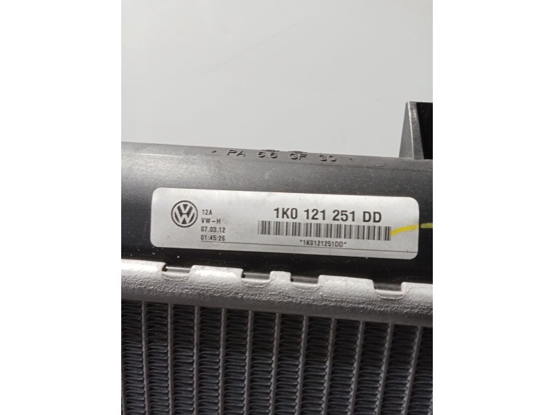 Recambio de radiador agua para seat leon (1p1) style copa referencia OEM IAM 1KO121251DD  