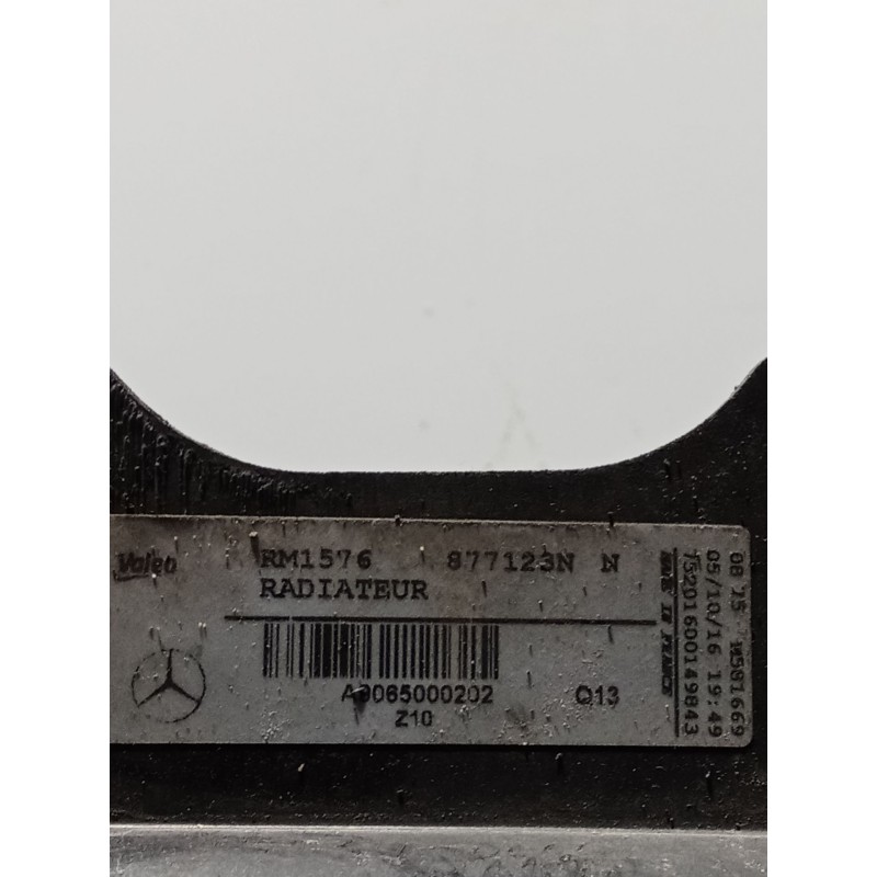 Recambio de radiador agua para mercedes-benz sprinter 3,5-t furgoneta (b906) 314 cdi (906.631, 906.633, 906.635, 906.637) refere