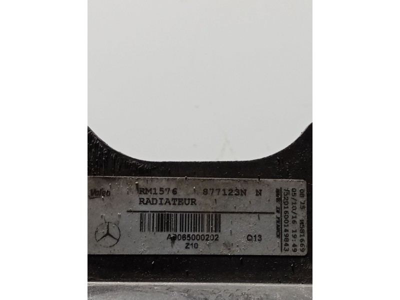 Recambio de radiador agua para mercedes-benz sprinter 3,5-t furgoneta (b906) 314 cdi (906.631, 906.633, 906.635, 906.637) refere
