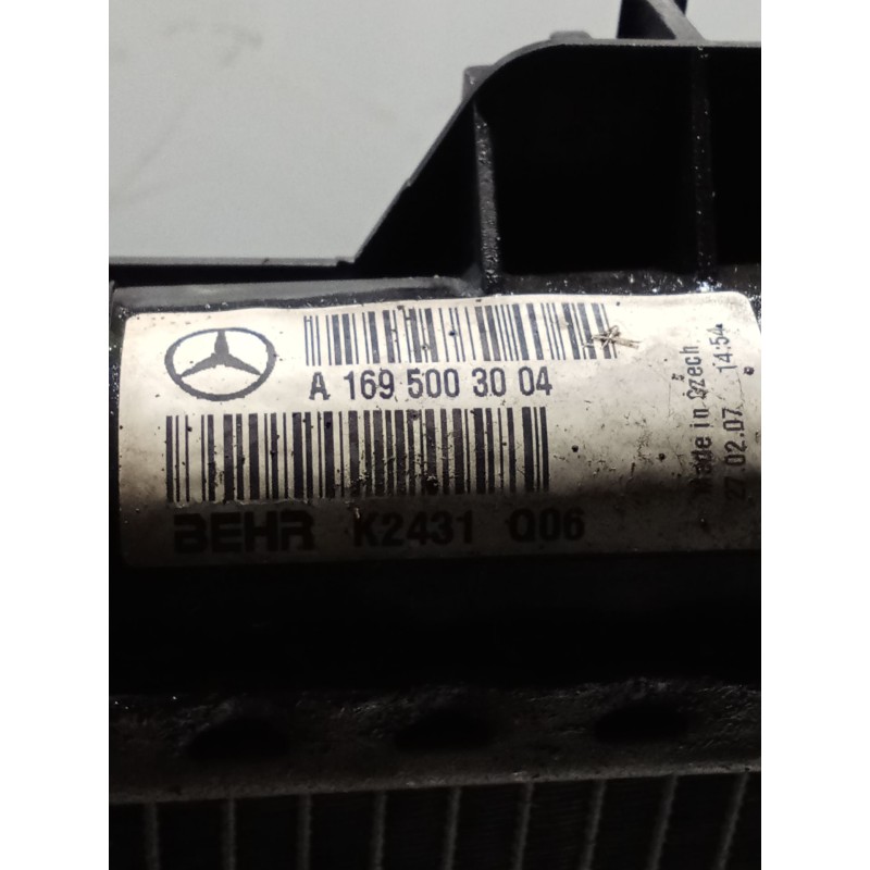 Recambio de radiador agua para mercedes-benz clase a (w169) a 180 cdi (169.007, 169.307) referencia OEM IAM A1695003004  
