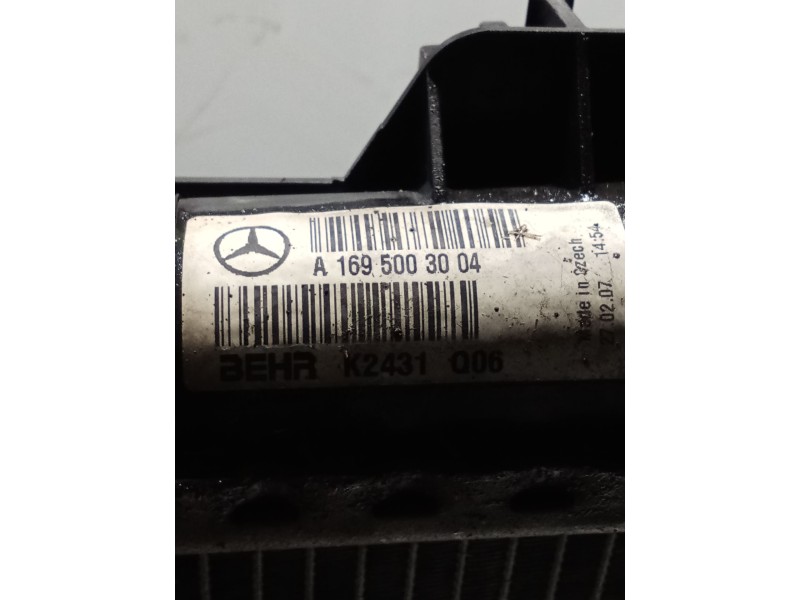 Recambio de radiador agua para mercedes-benz clase a (w169) a 180 cdi (169.007, 169.307) referencia OEM IAM A1695003004  